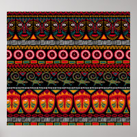 Afrikanischer Stil: Dekoratives Muster Delight.