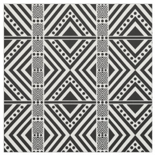Afrikanischer Stil Nahtlose Muster. Schwarze Farbe Stoff