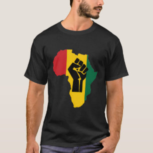 Afrikanischer Stolz des Schwarzen Powers - Afrikan T-Shirt