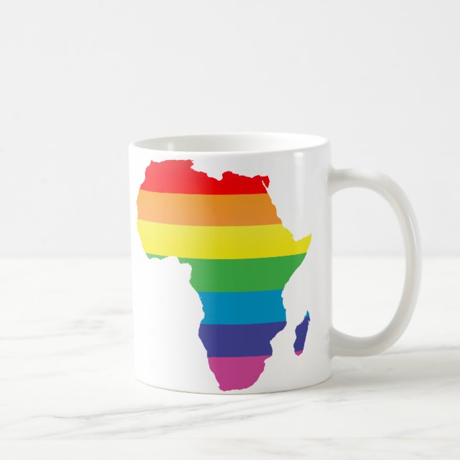 afrikanischer Stolz. Kaffeetasse (Rechts)