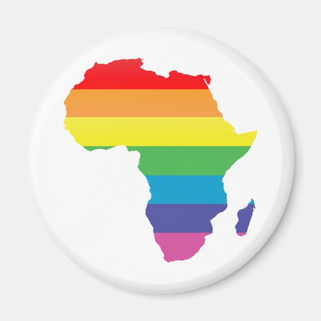 afrikanischer Stolz. Magnet (Vorne)