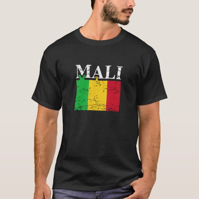 Afrikanischer Stolz und Kulturerbe in Mali 1 T-Shirt (Vorderseite)