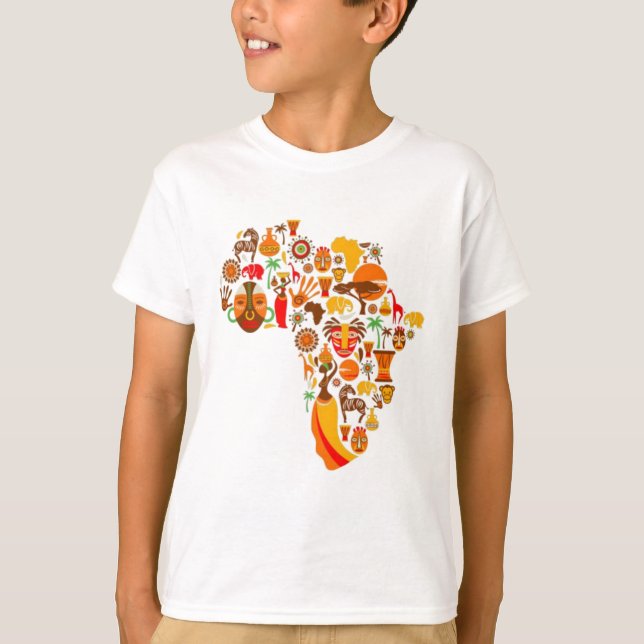 Afrikanischer T - Shirt (Vorderseite)