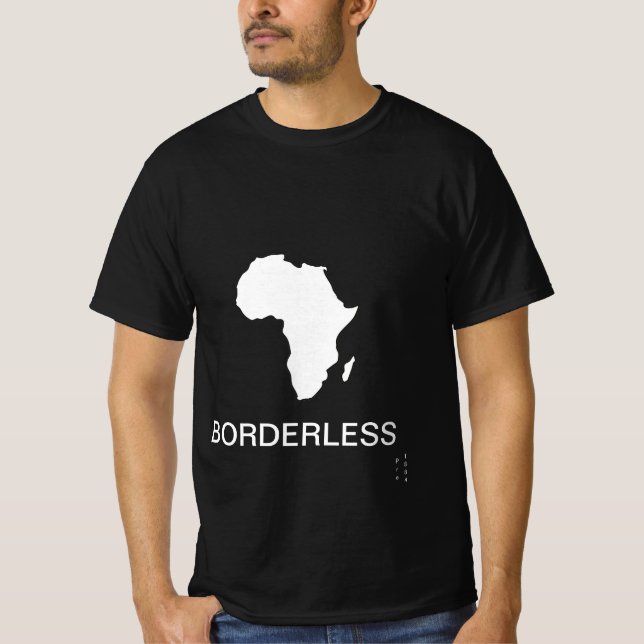 Afrikanischer T - Shirt ohne Grenzen (Vorderseite)