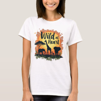 Afrikanischer T - Shirt wild lebender Tiere