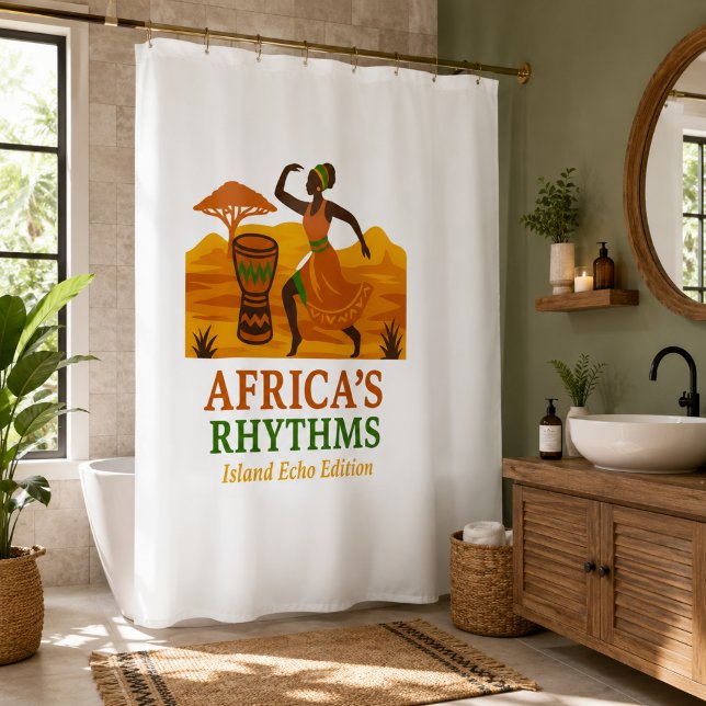 Afrikanischer Tanz Duschvorhang (Von Creator hochgeladen)