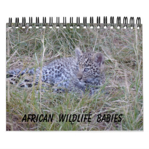 AFRIKANISCHER TIER-BABY-KALENDER KALENDER