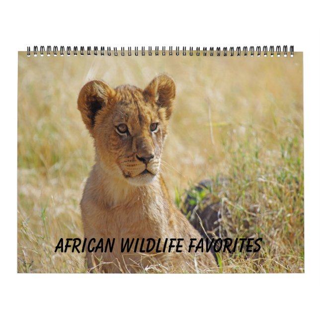 AFRIKANISCHER TIER-LIEBLINGS-KALENDER KALENDER (Titelbild)