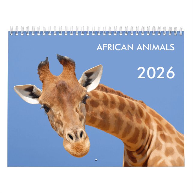 afrikanischer Tierkalender Kalender (Titelbild)