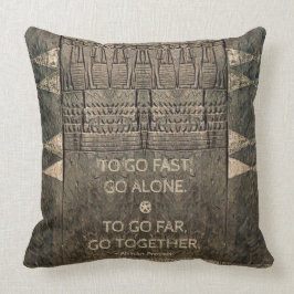 afrikanischer Türkissen Kissen