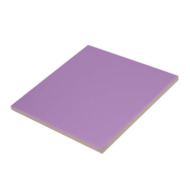 Afrikanischer violett (Vollfarbe) Fliese (Seite)