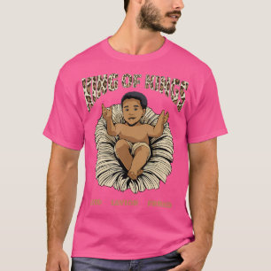 Afrikanischer Weihnachtsmann Black Baby Jesus King T-Shirt