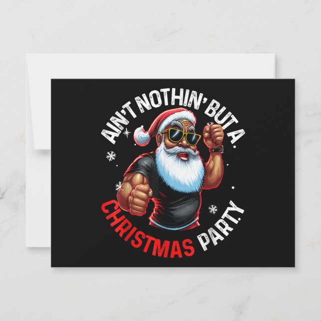 Afrikanischer Weihnachtsmann Pajama (Vorderseite)