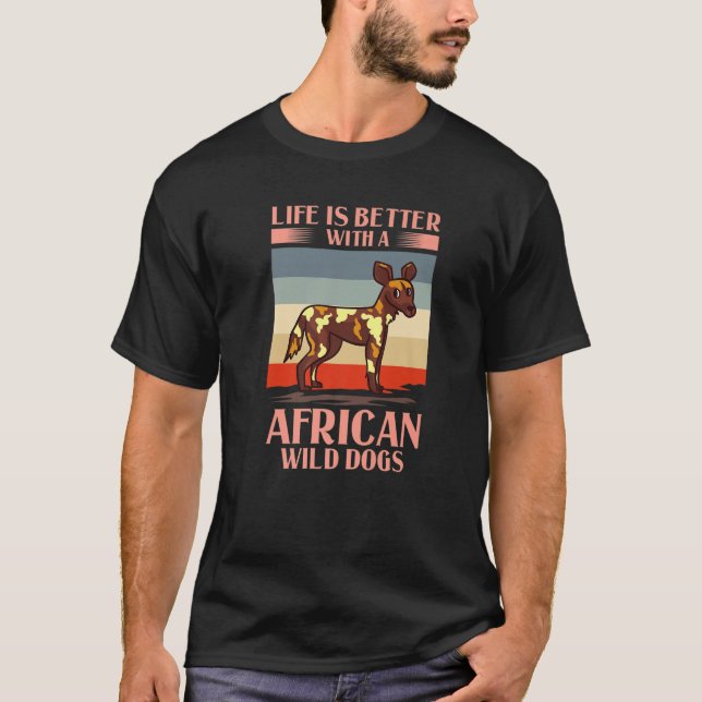 Afrikanischer Wilder Hund - Afrikanischer Hund T-Shirt (Vorderseite)