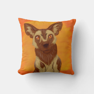 Afrikanischer Wildhund Kissen