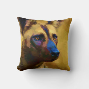 Afrikanischer Wildhund Kissen