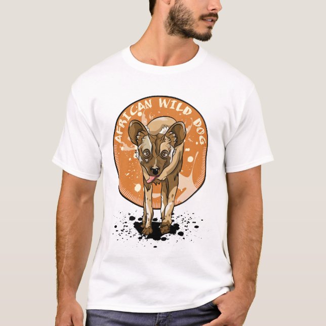 Afrikanischer Wildhund T-Shirt (Vorderseite)