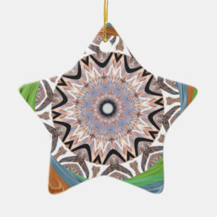 Afrikanischer Wirbel-Kunstprint Keramikornament