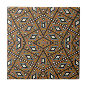 Afrikanischer Ziegel-Kaleidoskop Fliese
