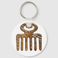 Afrikanisches Adinkra-Symbol der Schönheit.