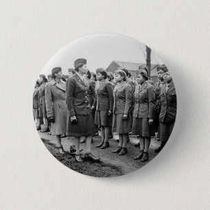 Afrikanisches amerikanisches Büro Inspektoren Button