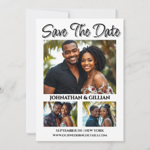 Afrikanisches amerikanisches Foto Save the Date tr