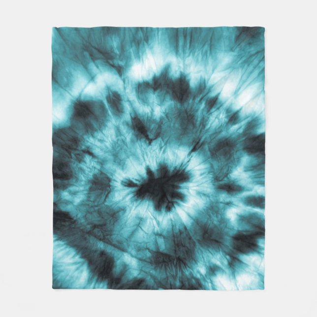 Afrikanisches Aquarellmuster Raster Illustration Fleecedecke (Vorderseite)