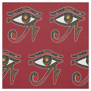 Afrikanisches Auge des Horus Stoff