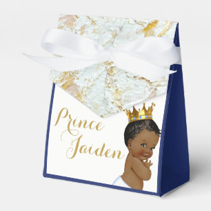 Afrikanisches Babyparty-Zelt Prinz-Royal Geschenkschachtel