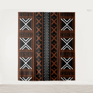 afrikanisches Bogolan-Tapestry Wandteppich