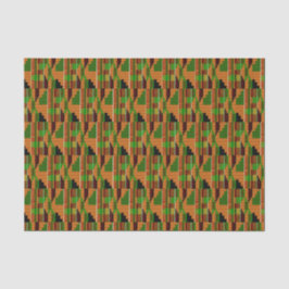 Afrikanisches Classic Kente Tuchmuster K01 Seidenpapier