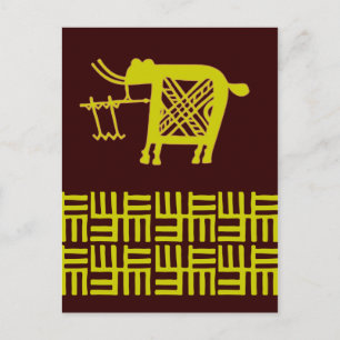 Afrikanisches Design #7 @ Stylnic Postkarte