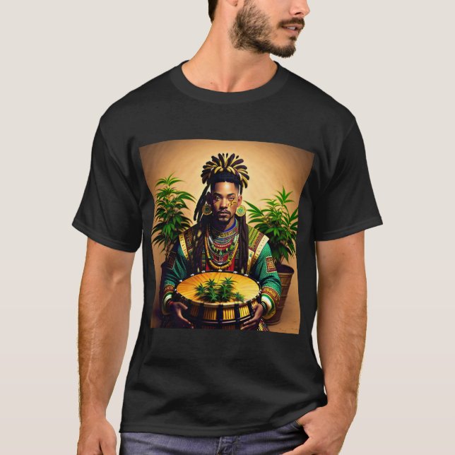 Afrikanisches Design T-Shirt (Vorderseite)