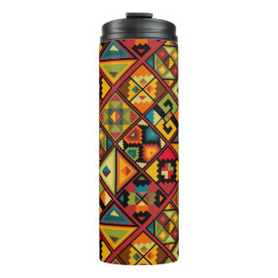 Afrikanisches Digitalpapier Thermosbecher