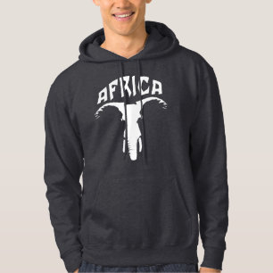 Afrikanisches Elefantengefecht   Afrika Hoodie