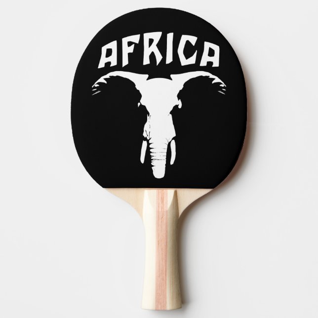 Afrikanisches Elefantengefecht | Afrika Tischtennis Schläger (Vorderseite)