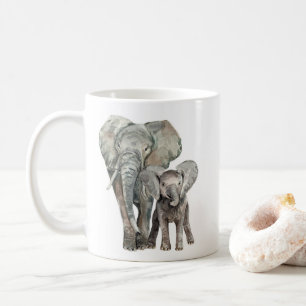Afrikanisches Elefantenwild Kaffeetasse