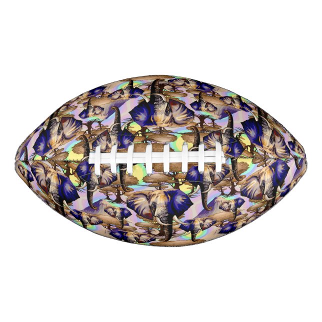 Afrikanisches Elephant Surreal Portrait Football (Vorderseite)