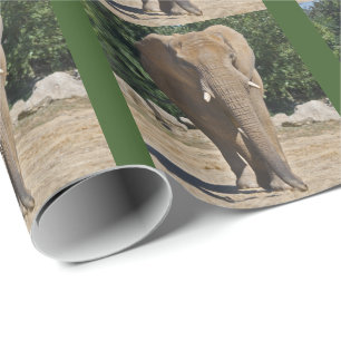 Afrikanisches Elephant Wrapping Paper Geschenkpapier