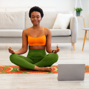 Afrikanisches Erbe Musterdesign Yogamatte