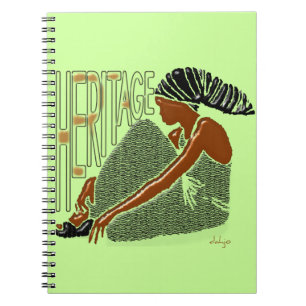 AFRIKANISCHES Erbe Notizblock