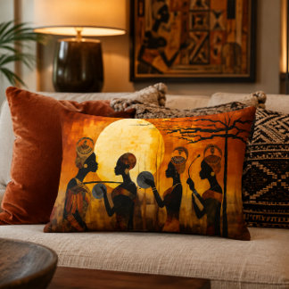 Afrikanisches Erbstück Akzentkissen 16x12 Dekokissen