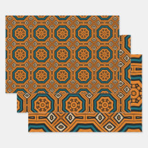 Afrikanisches, ethnisch Inspiriertes Muster Nr. 10