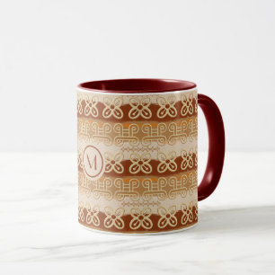 Afrikanisches ethnisches Adinkra-Muster. Tasse