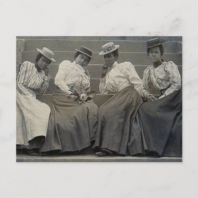Afrikanisches Foto der Frauen Postkarte (Vorderseite)