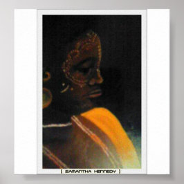 Afrikanisches Frauenposter Poster