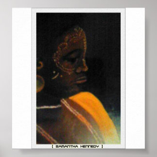 Afrikanisches Frauenposter Poster
