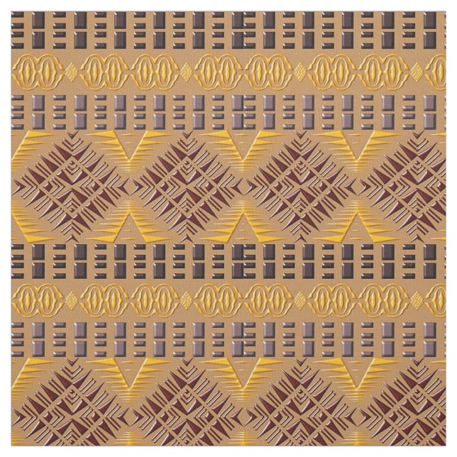 afrikanisches geometrisches Muster Stoff (Muster)