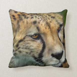 Afrikanisches Gepard-Porträt-Kunst-Designer-Kisse Kissen
