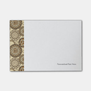 Afrikanisches Gepardhautmuster 3 Post-it Klebezettel